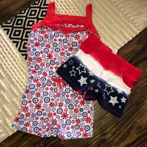 🌼4T romper + short bundle